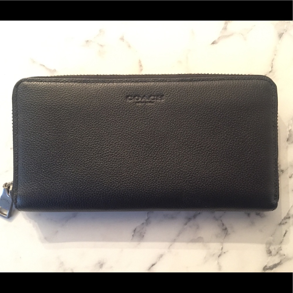 COACH Black Leather Wallet
